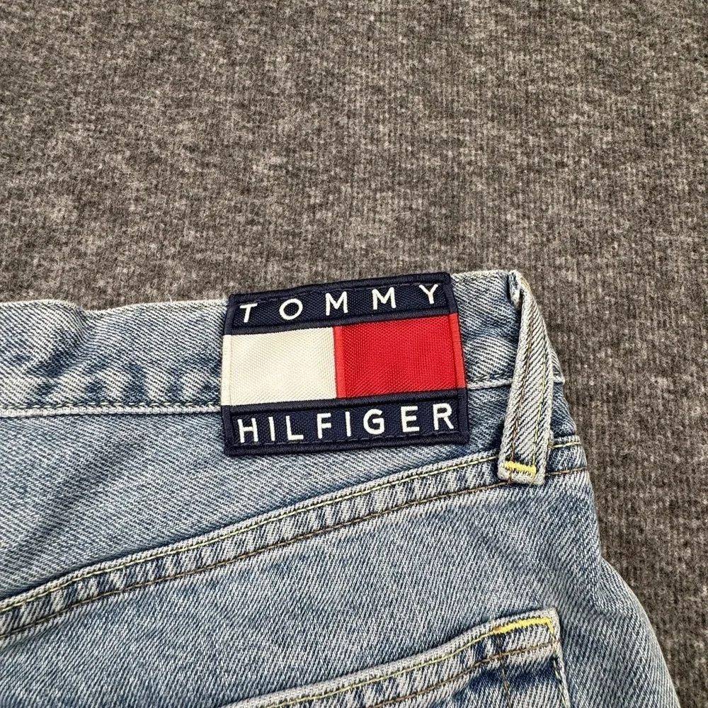 Tommy Hilfiger Jeans Denim Men's Shorts Size 34 Medium Wash Vtg Jorts‎ 2000s
